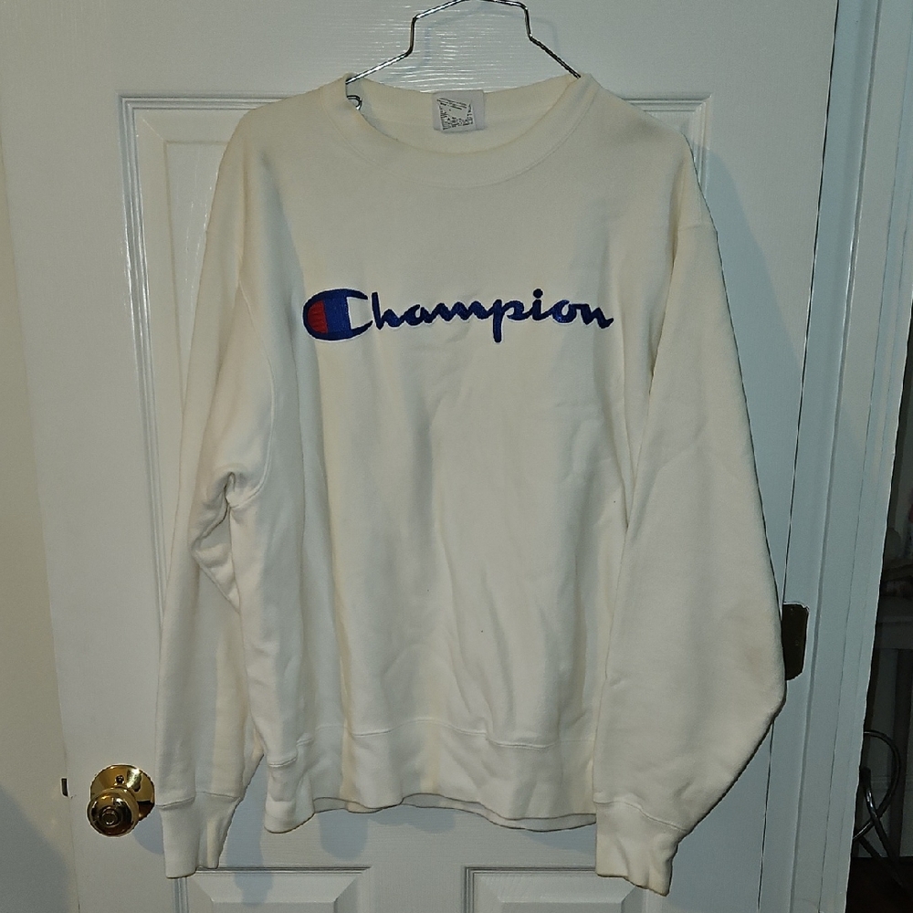 Champion White Sweatshirt